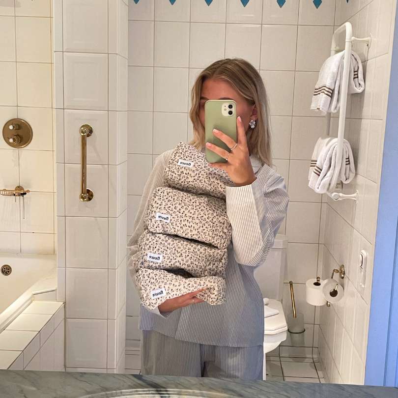 KOSMETIKVÄSKA KIT (Stor + Liten) - Välj själv färgen