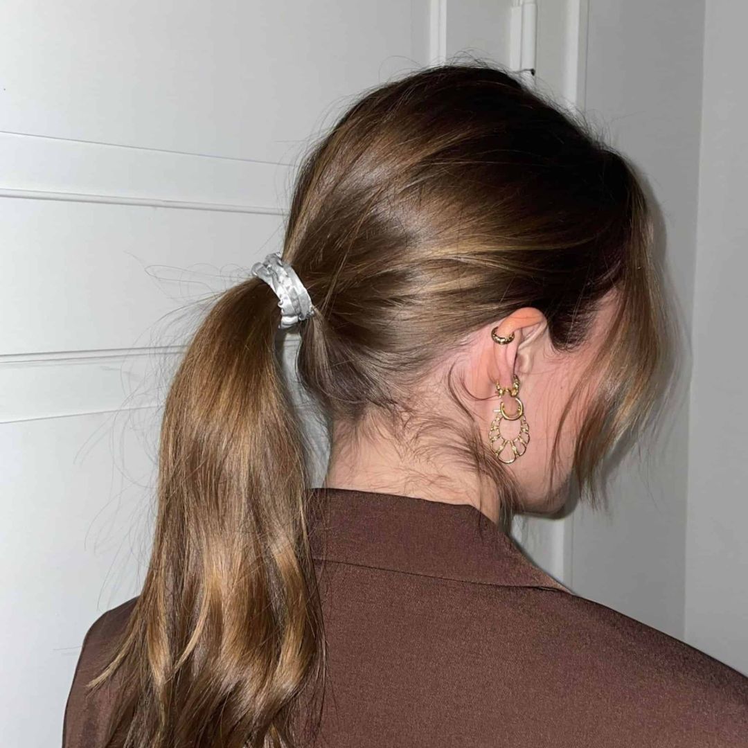 SILKE SCRUNCHIE MINI (3-pack) - SILVER
