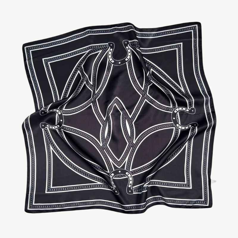 Sidenäsduk | Mörk Lyx | 68 CM