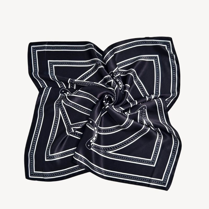 Sidenäsduk | Mörk Lyx | 68 CM