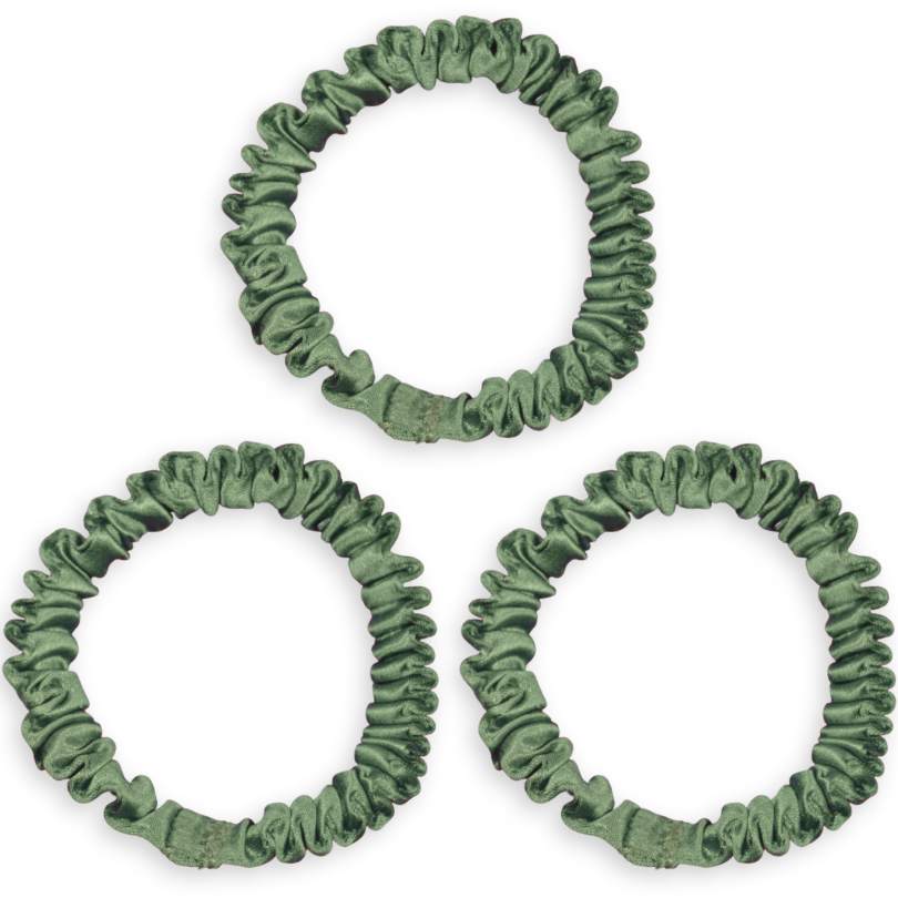 SILKE SCRUNCHIE MINI (3-pack) - HAVSGRÖN