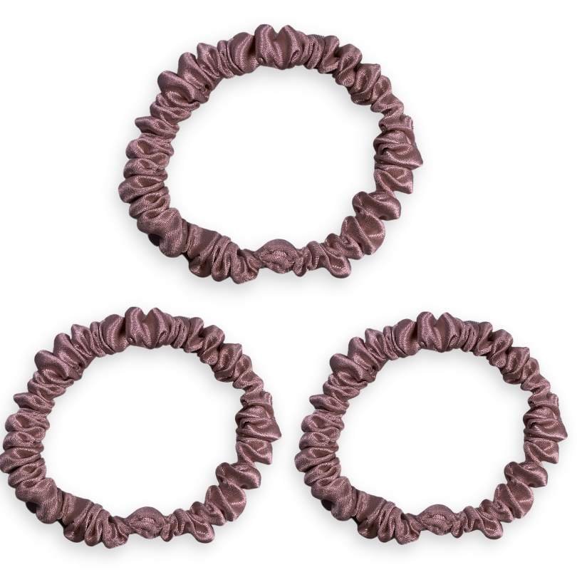 SILKE SCRUNCHIE MINI (3-pack) - ROSA