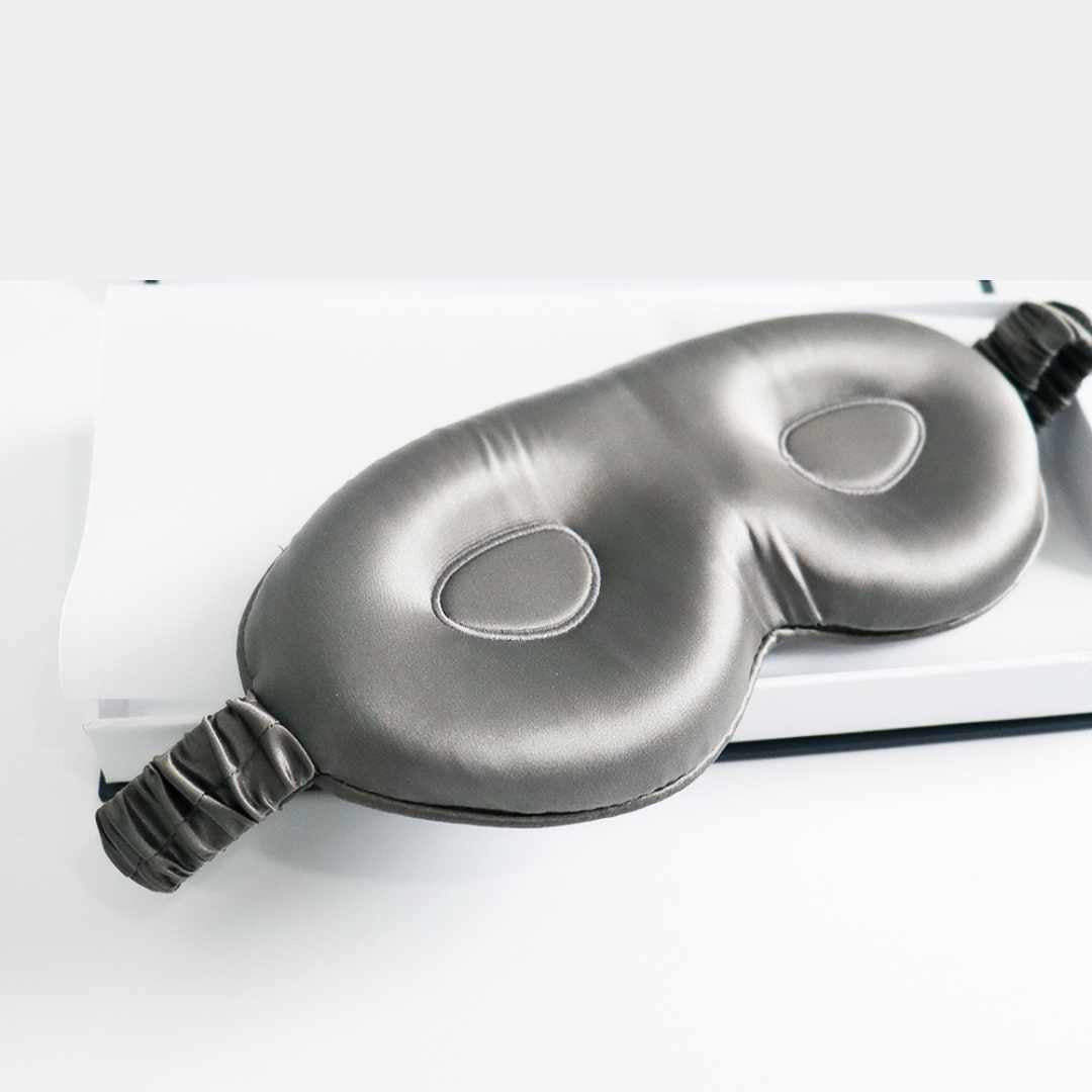3D SILKE SOVEMASKE | Svart