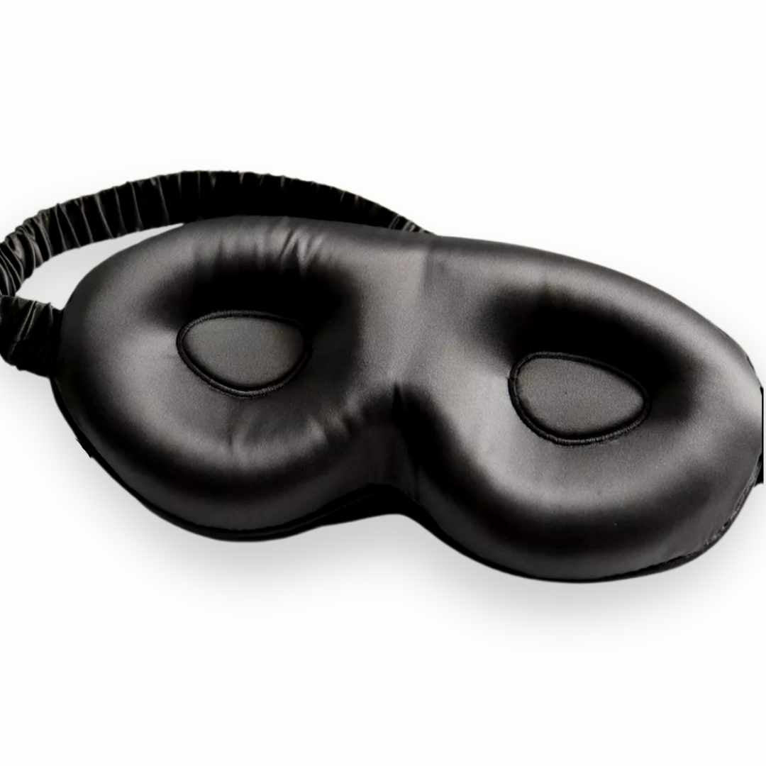 3D SILKE SOVEMASKE | Svart