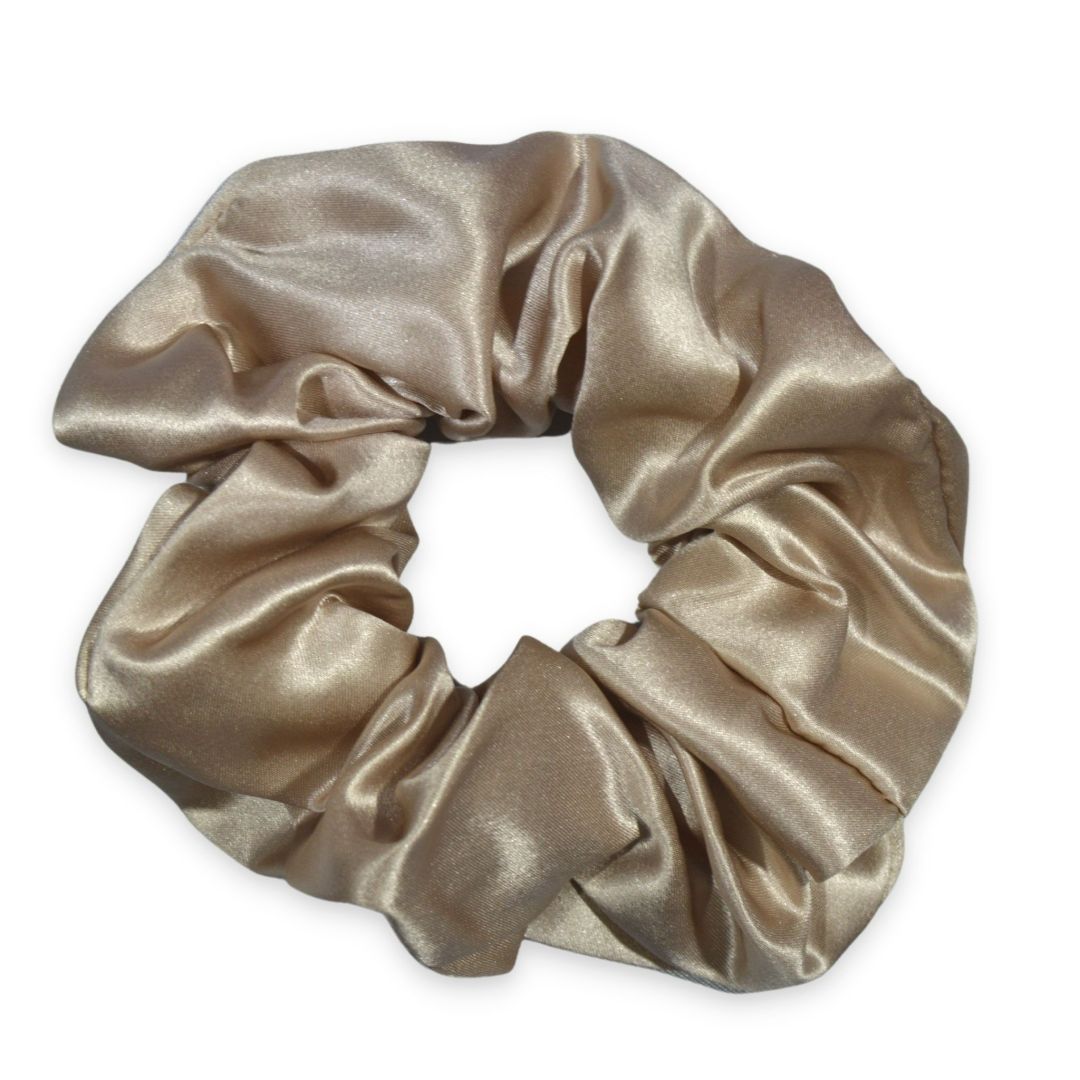 Silke scrunchie beige