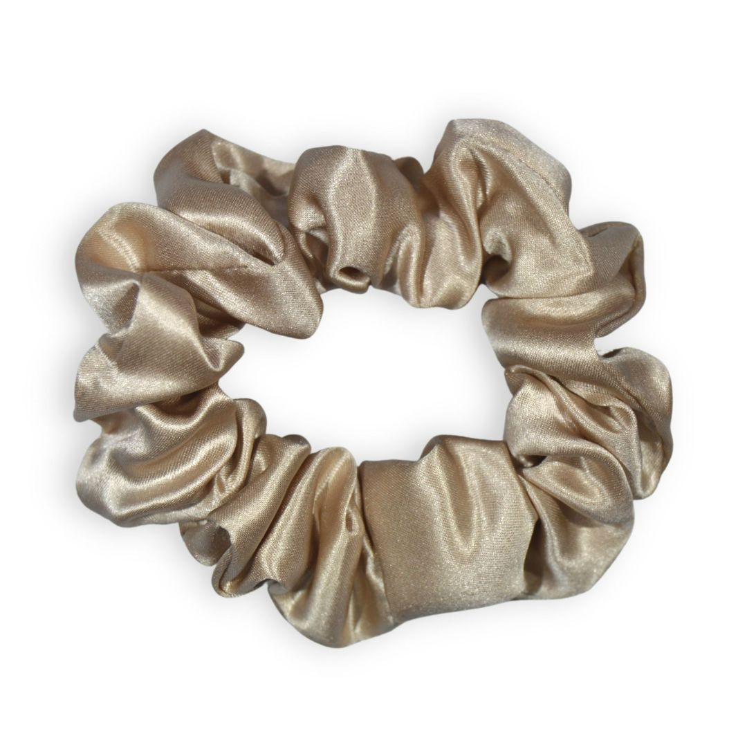 Silke scrunchie beige