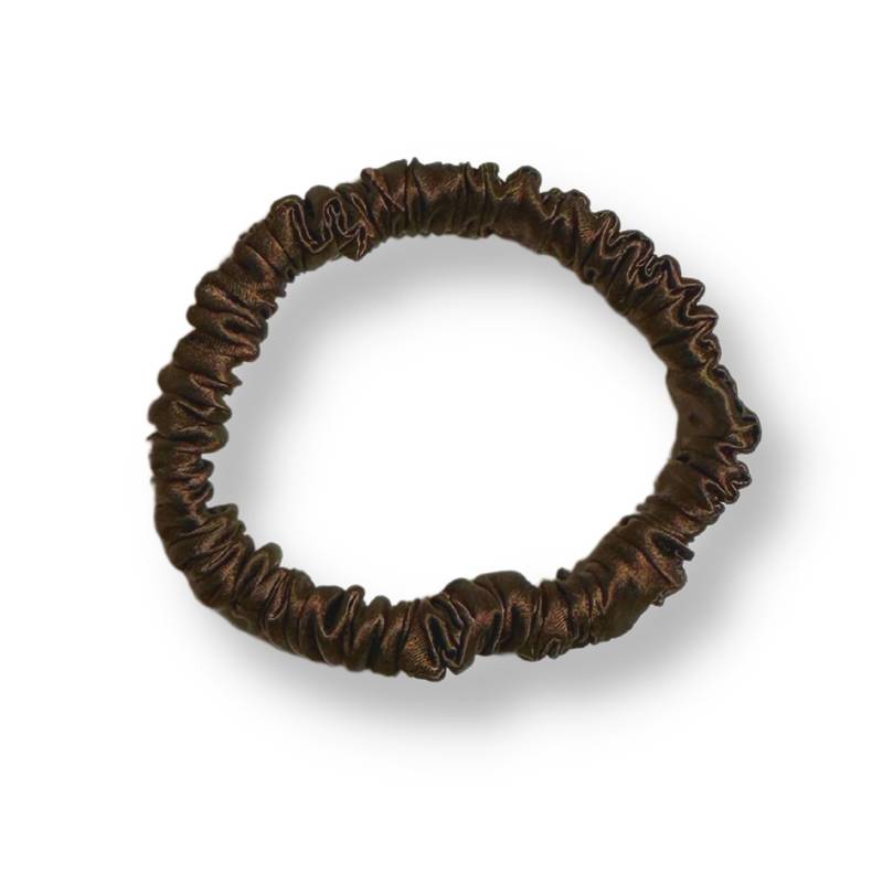 mini scrunchie i silke