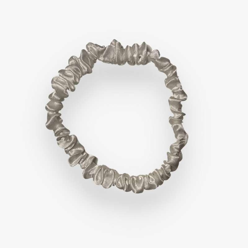 SILKE SCRUNCHIE SMAL - VIT