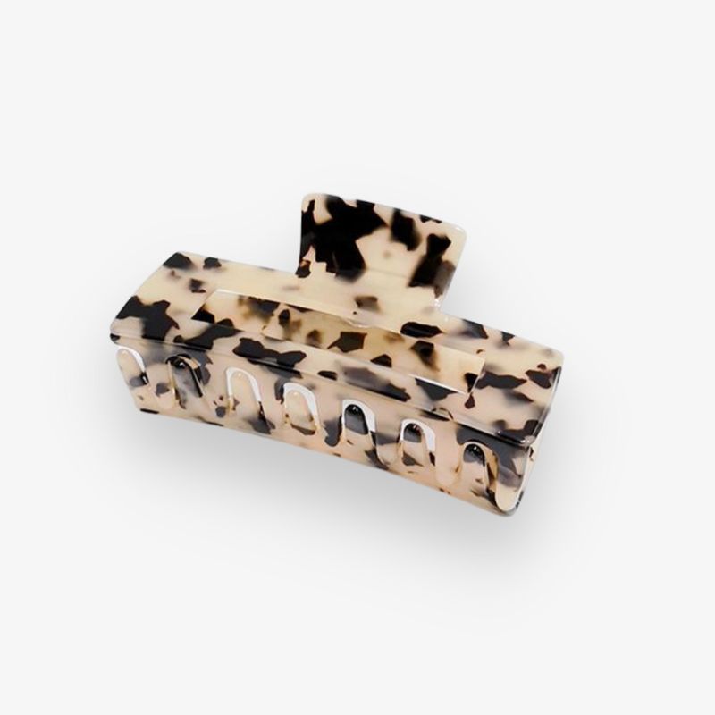 NAOMI hårklämma - beige mix (10 cm)